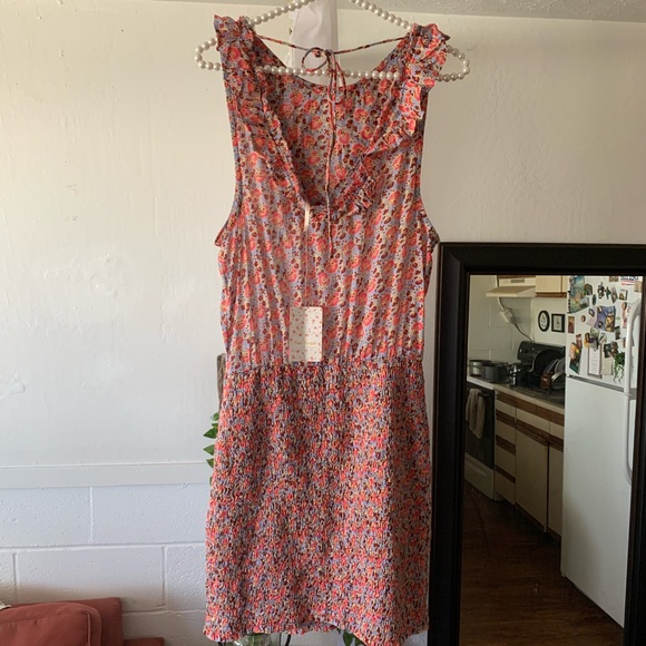 Free People I'm Your Favorite Mini Dress in Blue - Picture 14 of 15